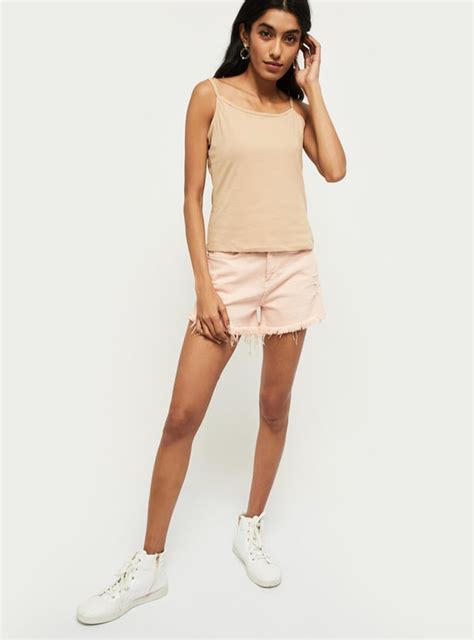 Buy Solid Knitted Camisole Online at just Rs. 199.0 - 1000009734557 ...