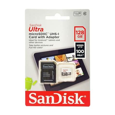 SanDisk 128GB | SanDisk Ultra MicroSDXC UHS-I Class 10 | High-Speed ...