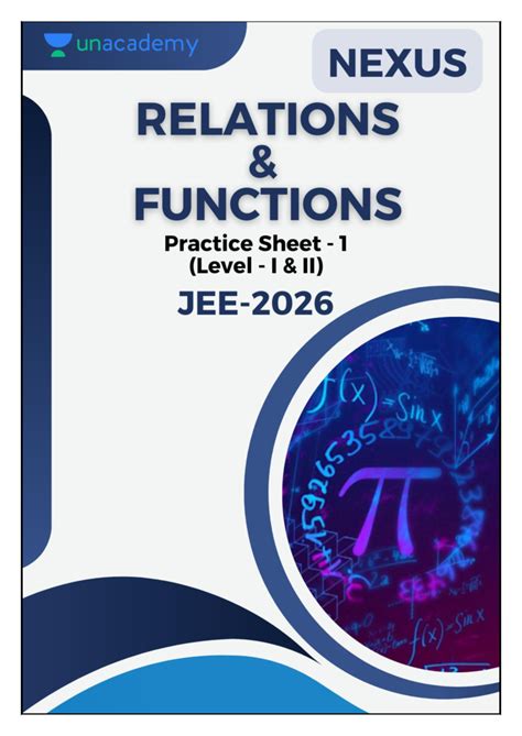 NEXUS Relations Functions Practice Sheet 2026 - Studocu