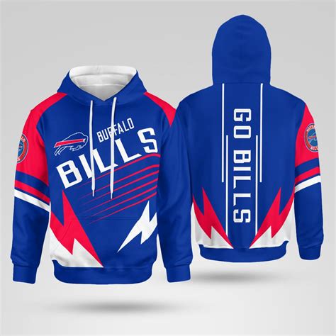 Go Buffalo Bills! Pullover Hoodie Limited Edition - Buzz Sportz