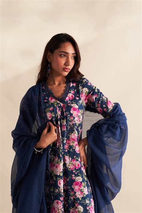 Afsa Dupatta – Roze