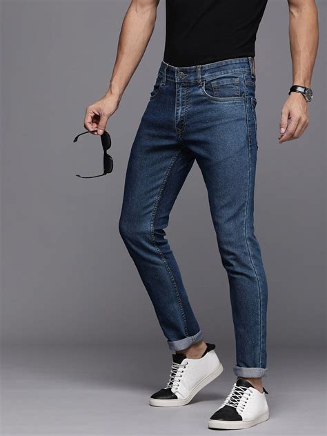 WROGN Men Skinny Fit Light Fade Stretchable Jeans - Price History