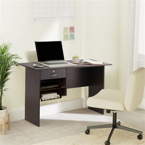 Amazon Brand - Solimo Uno Engineered Wood Study Table (1 Drawer, 2 ...