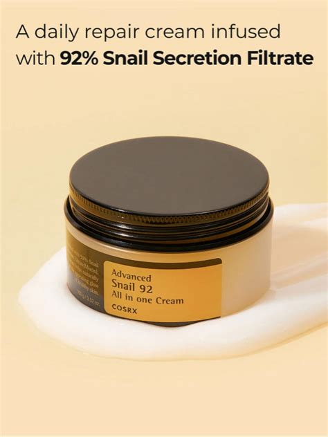 COSRX Advanced Snail 92 All In One Cream 100 ml – Beautytalk.in