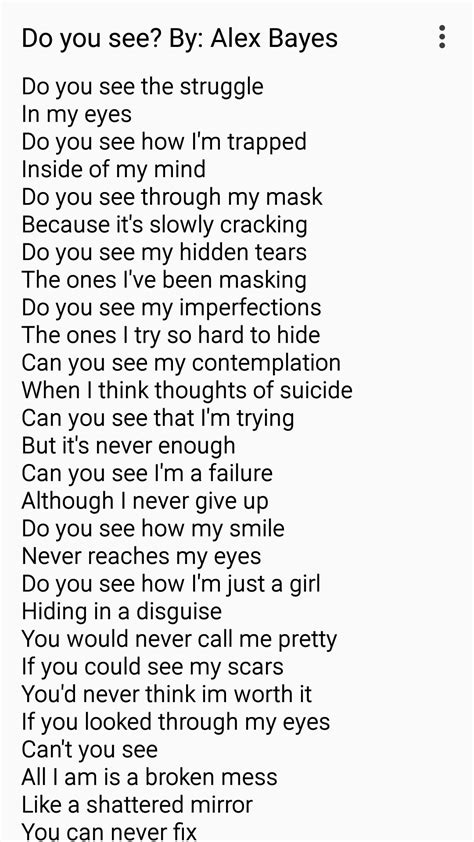 Sad Poems About Suicide