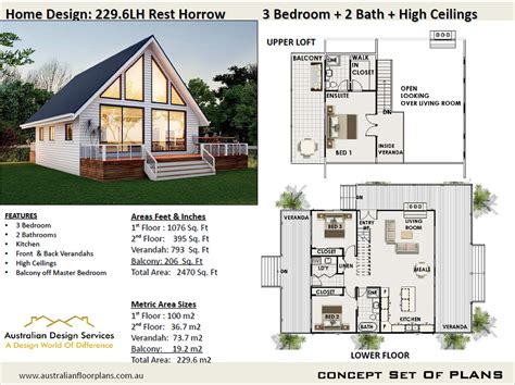 Cottage Cabin Floor Plans Cabin House Plans Architectural Designs