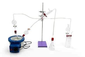 ABGIL BOROSILICATE GLASS ASSEMBLY FOR SULPHIDE SULPHUR TEST OF SLAG ...