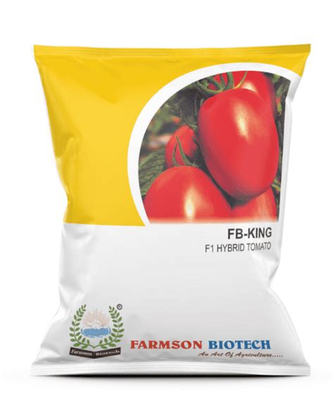 Buy King F1 Hybrid Tomato Seeds Square Oval And Red @ ₹888 | BigHaat