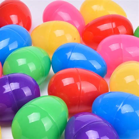 Buy FUN LITTLE TOYS 36 Pieces 3.1 Plastic Easter Eggs, Bright Colors ...