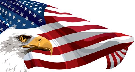 Flag of the United States Clip art - American Flag and Eagle ...