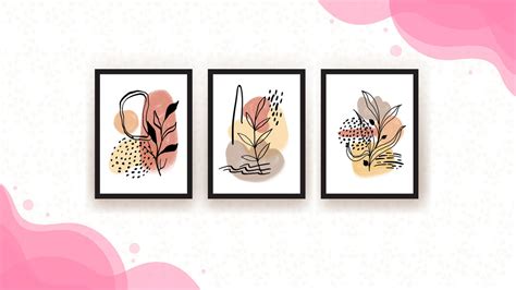 MyCuteStickons Framed Wall Art For Living Room – My Cute Stickons