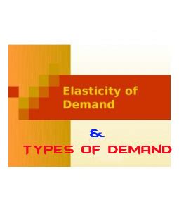 Elasticity of Demand And Types Of Demand | ANNA UNIVERSITY MBA NOTES CORNER