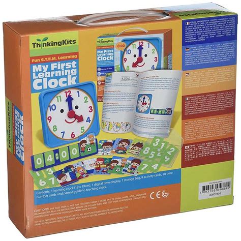 Buy 4M Great Gizmos Tell Time Learning Clock Thinking Kit Online at ...