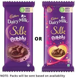 Cadbury Silk Bubbly Bar ,With Cocoa Butter, Bars Price in India - Buy ...