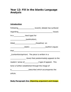 Language Analysis PowerPoint with Worksheet 的图像结果
