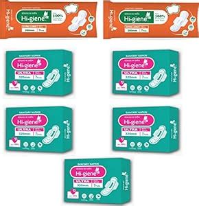 Buy HI-giene Dry Comfort Ultra Clean Sanitary Pads for Women With Wings ...