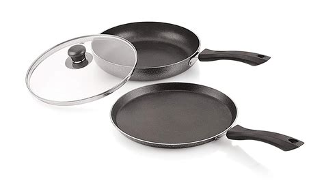 Buy iVBOX® Duo-Gift Induction Base Frying Pan and Tawa Non-Stick ...