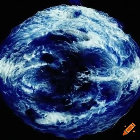 Image of a powerful ocean maelstrom