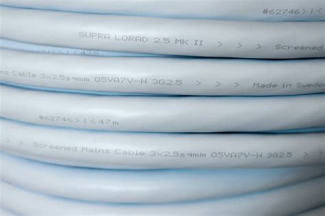 SUPRA LoRad 3 x 2.5 mm2 MkII Blue Power Cable | Studio Hi-Fi