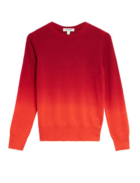 Buy Pure Cashmere Ombre Crew Neck Jumper at Marks & Spencer