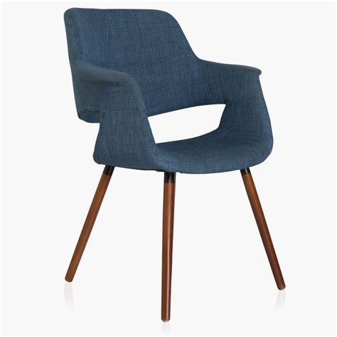 Buy Clive Fabric Chair - Blue from Home Centre at just INR 14950.0