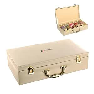 Kuber Industries 5 Rod Premium Faux Leather Bangles Box for Women/Bride ...