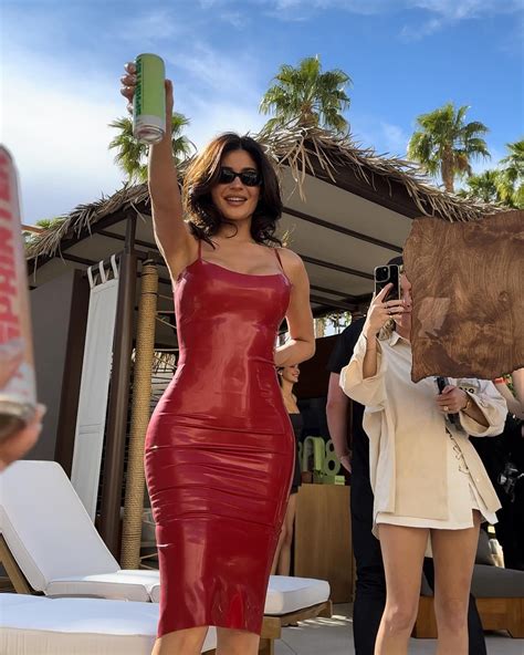Kylie Jenner Red Latex Dress : r/LatexCelebs