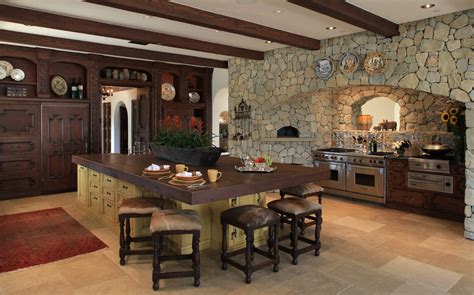Craftsman Rustic Spanish Colonial Kitchen