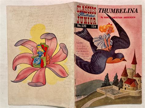 Thumbelina [FIRST PRINT] by Andersen, Hans Christian: 1st Edition Comic ...