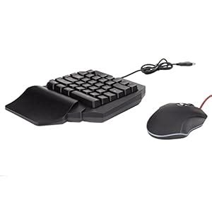 Amazon.in: Buy EXCLUZO One Handed Keyboard Mouse, Plug and Play ...