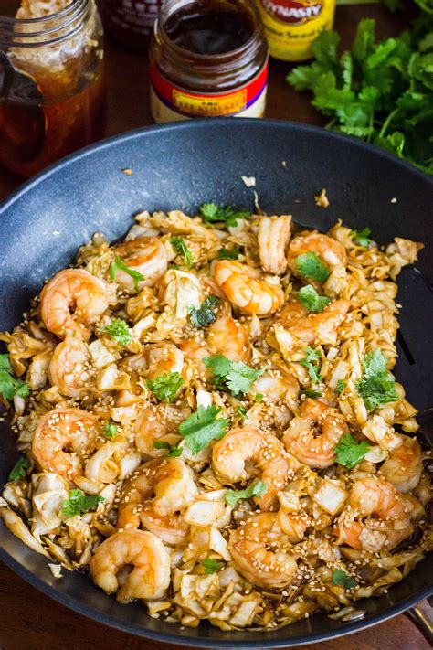 Spicy Shrimp and Cabbage Stir Fry : Kendra's Treats | Dinners under 500 ...