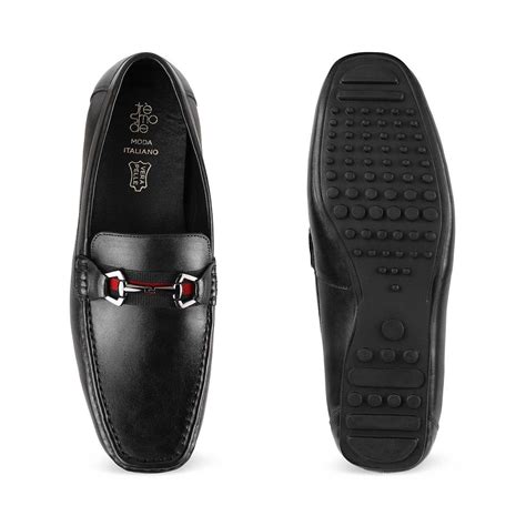 Buy Black Men's Loafers & Moccasins - The Ondrive Black | Tresmode