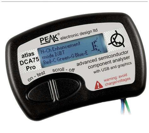 Peak Electronic Design Atlas DCA75 Semiconductor Tester with Curve ...