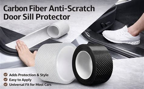 Carbon Fiber Nano Tape for Car Door Sill and Body Protection, Self ...