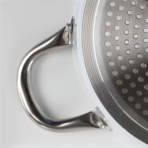 Buy Chefs Pride Aluminium Non-Stick Casserole with Lid - 24 cm from ...