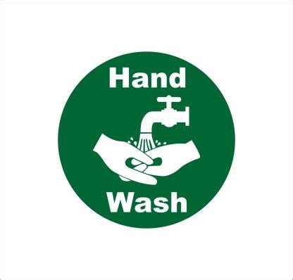 signEver Hand Wash Sign Stickers For Restaurant Hotel Hospital Medical ...