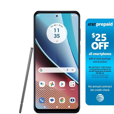 AT&T Prepaid Moto G Stylus LTE 128GB - Black India | Ubuy