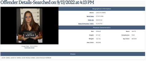 Tennessee Inmate Search – TN DOC Offender Lookup