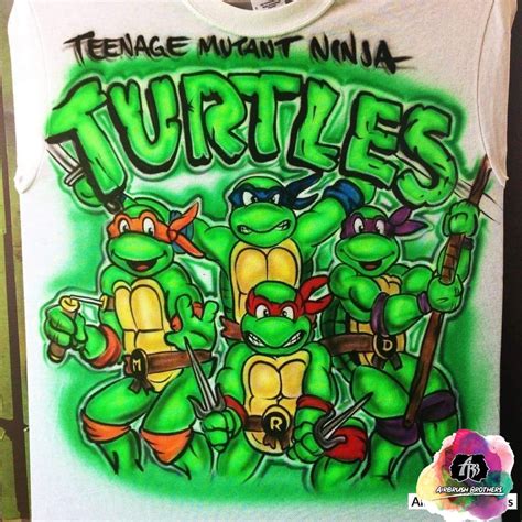 Airbrush Ninja Turtles Shirt Design – Airbrush Brothers
