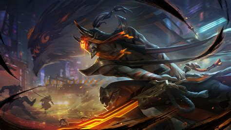 Download Stunning League of Legends Champions in action Wallpaper | Wallpapers.com