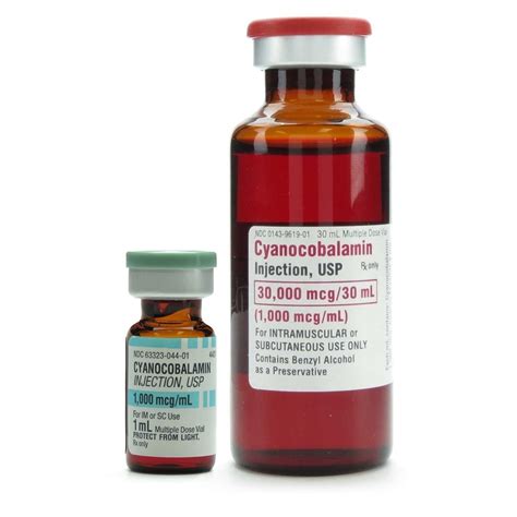 Cyanocobalamin, Vitamin B-12, 1,000 mcg/mL | McGuff Medical Products