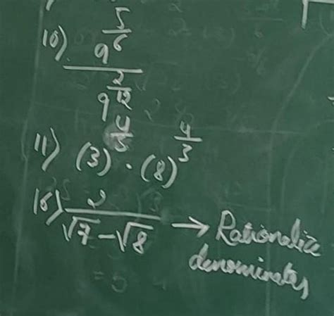 PLEASE SEND FAST IT IS URGENT SOLVE USING LAW OF EXPONENTS CLASS 9ONLY ...