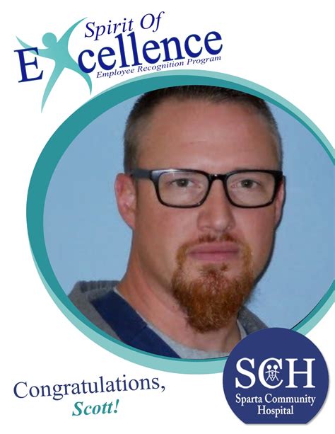 Scott Smith, RN, Receives Spirit of Excellence Award | Sparta Community ...