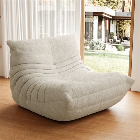 GGUG Adult Memory Foam Large Lazy Sofa, Comfy Back Support Floor Chair ...