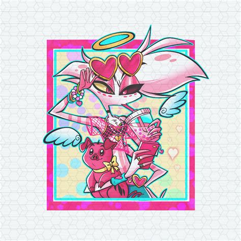 Hazbin Hotel Angel Dust And Fat Nugget PNG | Inspire Uplift