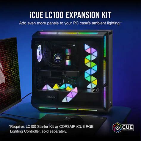 Buy Corsair iCUE LC100 Mini Triangle | Case Accent RGB Lighting Panels ...