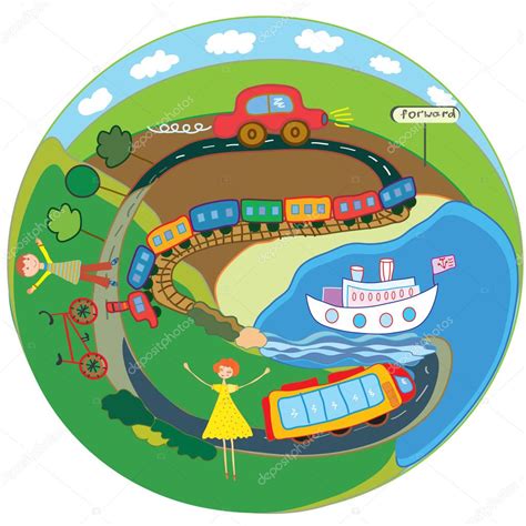 Travels All Over the World Carton 的图像结果