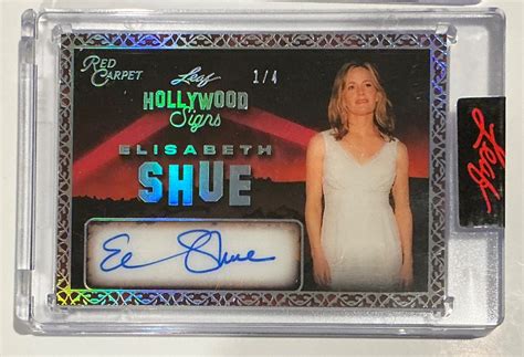 2025 Leaf Red Carpet Elisabeth Shue Auto Autograph #d 1/4 Hollywood | eBay
