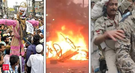 ranchi curfew: Prophet comment row: Ranchi protests turn violent, cops ...