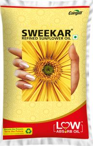 Sweekar Refined Sunflower Oil Pouch Price in India - Buy Sweekar ...